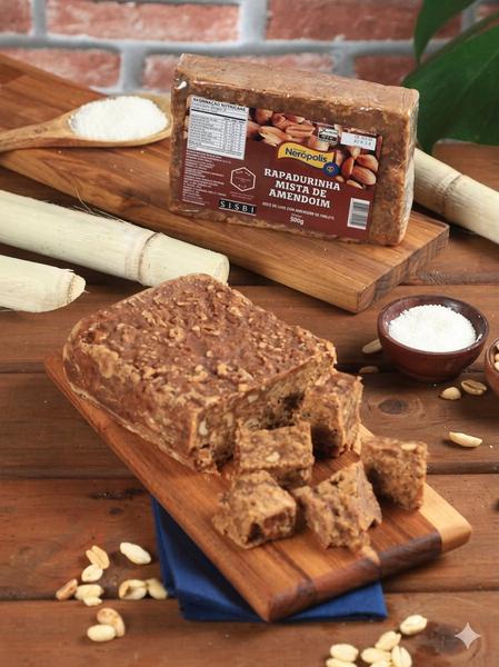 RAPADURA NEROPOLIS AMENDOIM 500G
