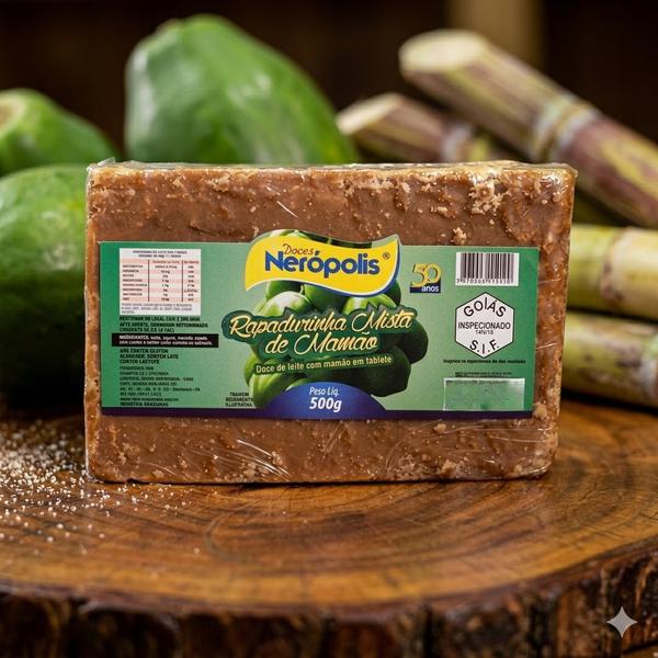 RAPADURA NEROPOLIS MAMAO 500G