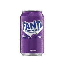 REFRIGERANTE FANTA UVA ZERO LT 350ML