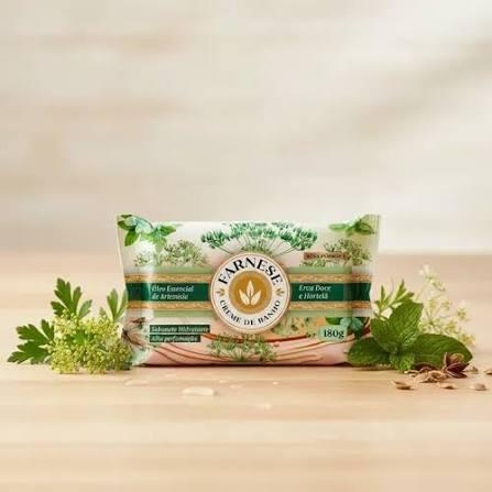 SABONETE FARNESE ERVA DOCE E HORTELA 180G