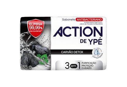 SABONETE YPE ACTION CARVAO DETOX 85G