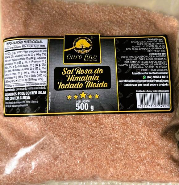SAL ROSA OURO FINO HIMALAIA 500G