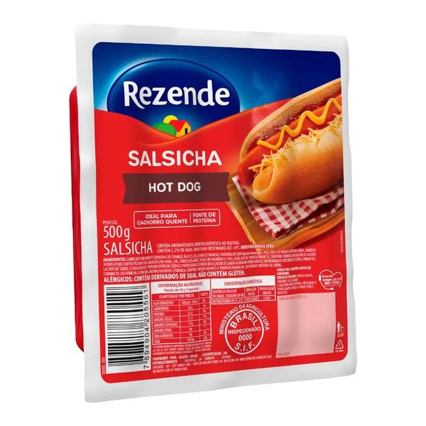 SALSICHA REZENDE HOT DOG 500G