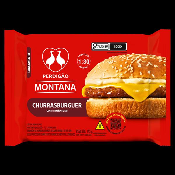 SANDUICHE PERDIGAO CHURRASBURGUER 145G
