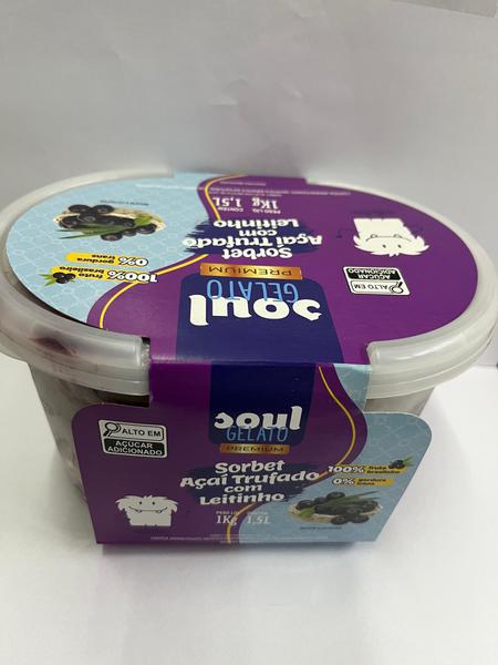 SORBET SOUL GELATO ACAI TRUF C LEITINHO 1.5L
