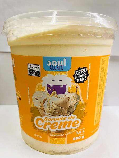 SORVETE SOUL GELATO CREME 1.6L