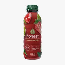 SUCO HONEST MORANGO COM LIMAO 350ML