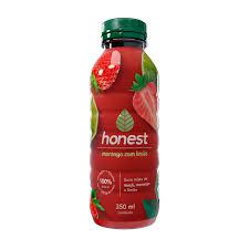 SUCO HONEST MORANGO COM LIMAO 900ML
