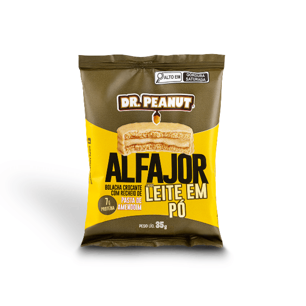ALFAJOR DR PEANUT 35G ZERO LEITE PO