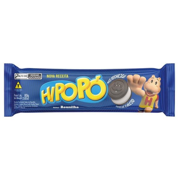 BISC RECH HIPOPO 80G BAUNILHA