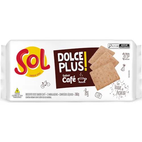 BISC SOL DOLCE PLUS 360G CAFE