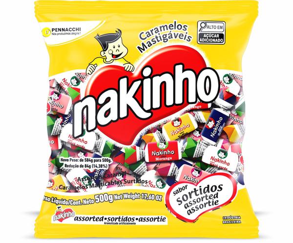 CARAMELO NAKINHO 500G SORTIDOS