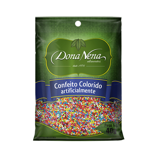 GRANULADO DONA NENA 40G COLORIDO