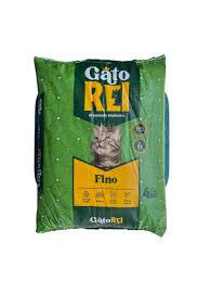 AREIA HIGIENICA GATO REI FINO PERF 4KG