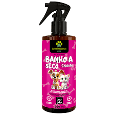 BANHO A SECO CAES E GATOS CHICLETE AMAZO
