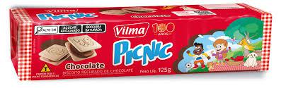 BISCOITO RECHADO CHOCOLATE VILMA PICNIC