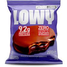 BISCOITO RECHEADO LOWY COBERTO AVELA 50G