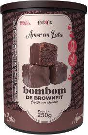 BOMBOM DE BROWNFIT C CHOCOLATE AMOR EM L