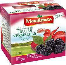 CHA MISTO DE FRUTAS VERMELHAS MANDIERVAS