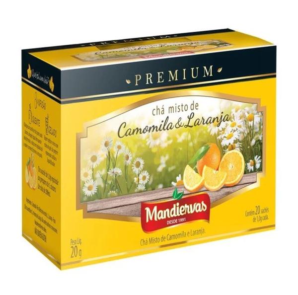 CHA PREMIUM CAMOMILA C/ LARANJA  MANDIER