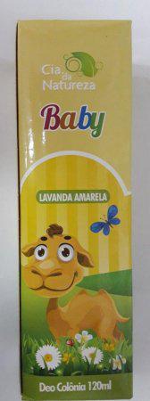 COLONIA CIA BABY LAVANDA AMARELA 120ML