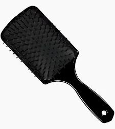 ESCOVA ST.CLARA PRETA QUADRADA AMOFADA