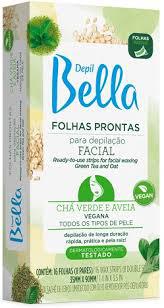FOLHAS PRONTAS FACIAL D.BELLA CHA VERDE