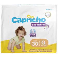 FRALDA CAPRICHO SHORTINHO MEGA G