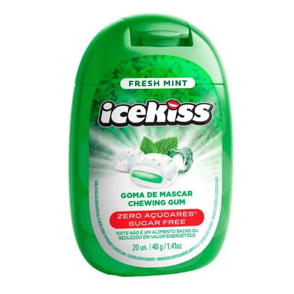 GOMA DE MASCAR ICEKISS FRESH MINT 40G