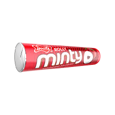 PASTILHA DOCILE ROLLY MINTY MORANGO 29G