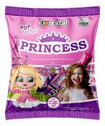 PIRULITO POP TATTOO PRINCESS MORANGO 48G