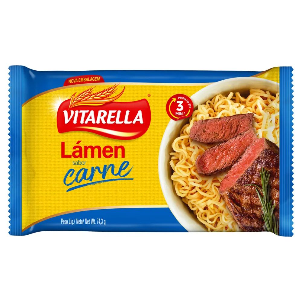 MAC VITARELLA LAMEN 74,3G CARNE