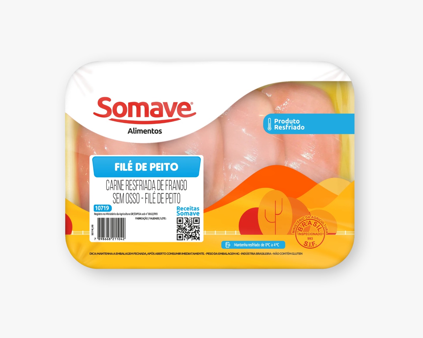 FILE DE PEITO FGO CG SOMAVE BDJ 1KG