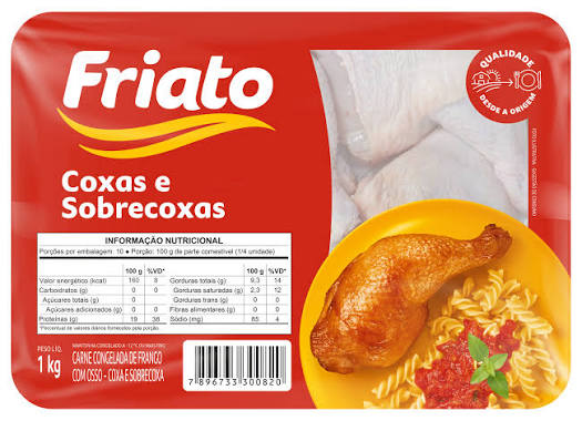 COXAS E SOBRECOXAS FRIATO 1KG