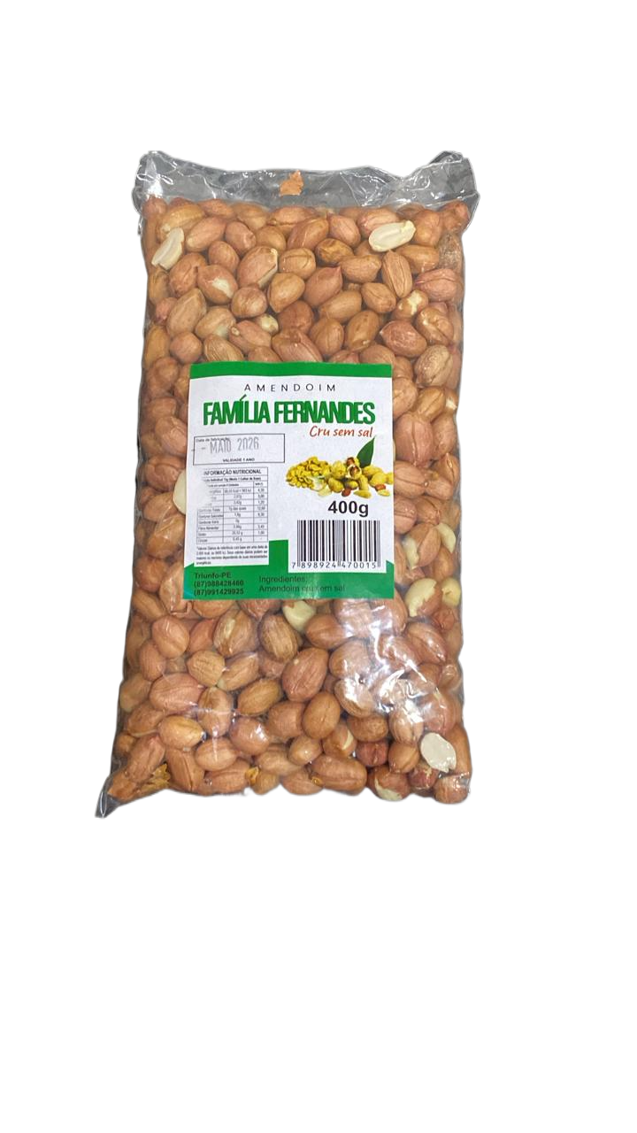 AMENDOIM CRU FAMILIA FERNANDES  400G