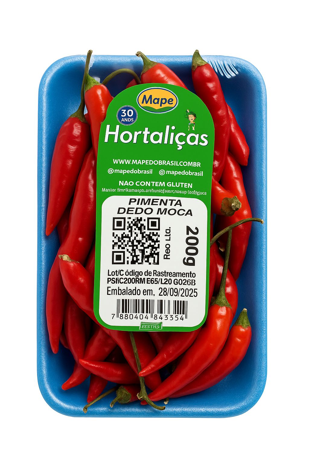 PIMENTA DEDO MOCA MAPE 200G