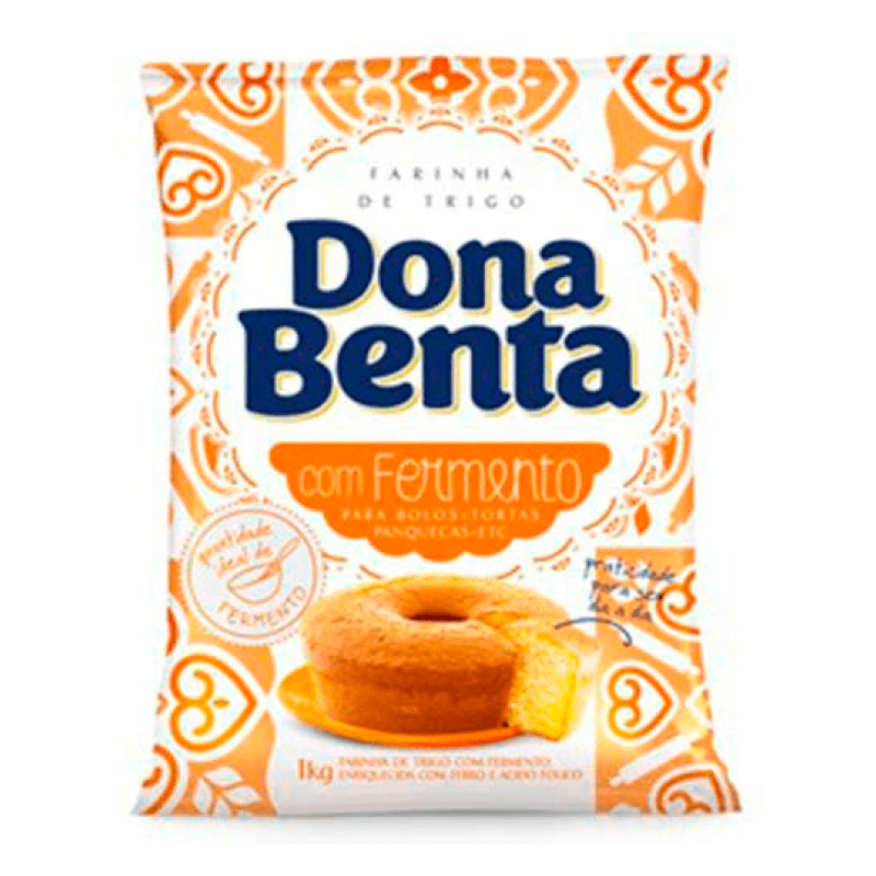 FARINHA DE TRIGO DONA BENTA COM FERMENTO 1KG