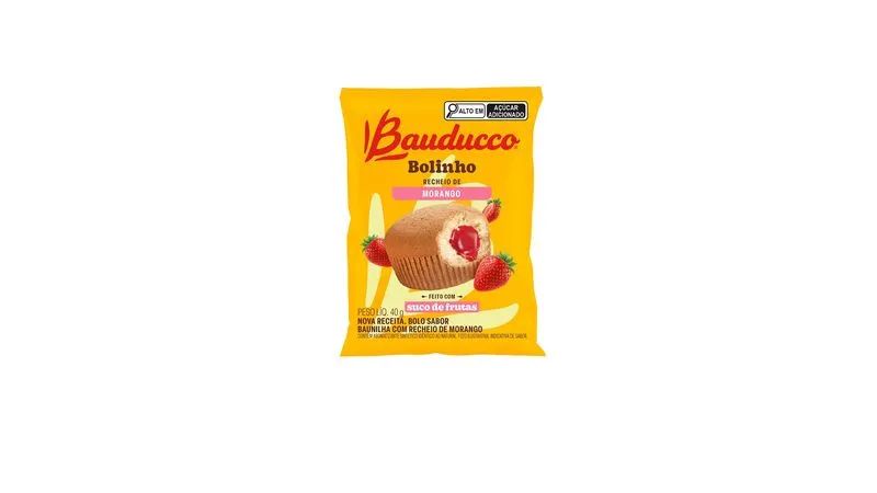 BOLINHO BAUDUC 40G BAUNILHA MORANGO