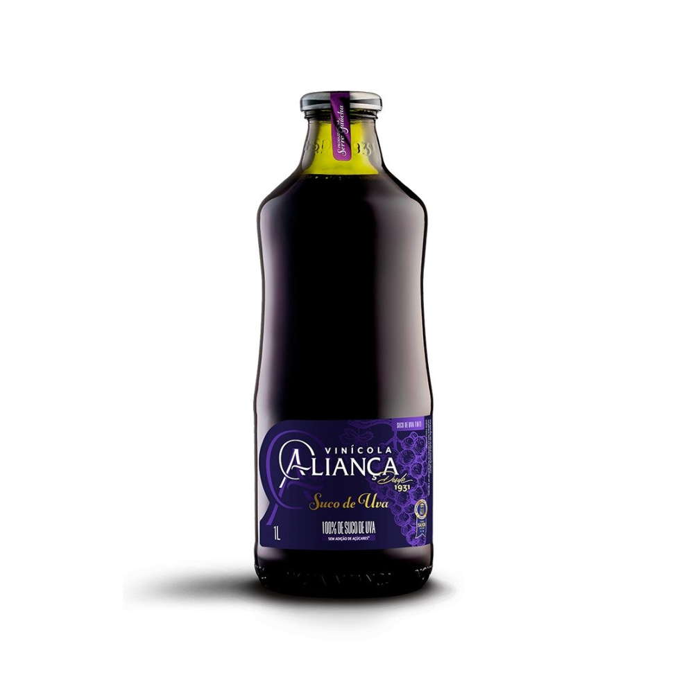 SUCO DE UVA ALIANCA TINTO 1L