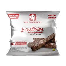 ESPETINHO BOVINO TEMPERADO MASTERBOI 800G