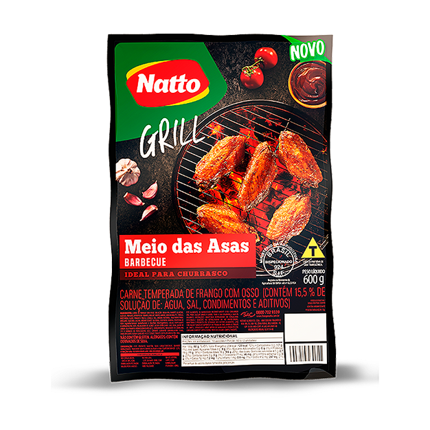 MEIO DA ASA TEMP BARBECUE CG 600G NATTO