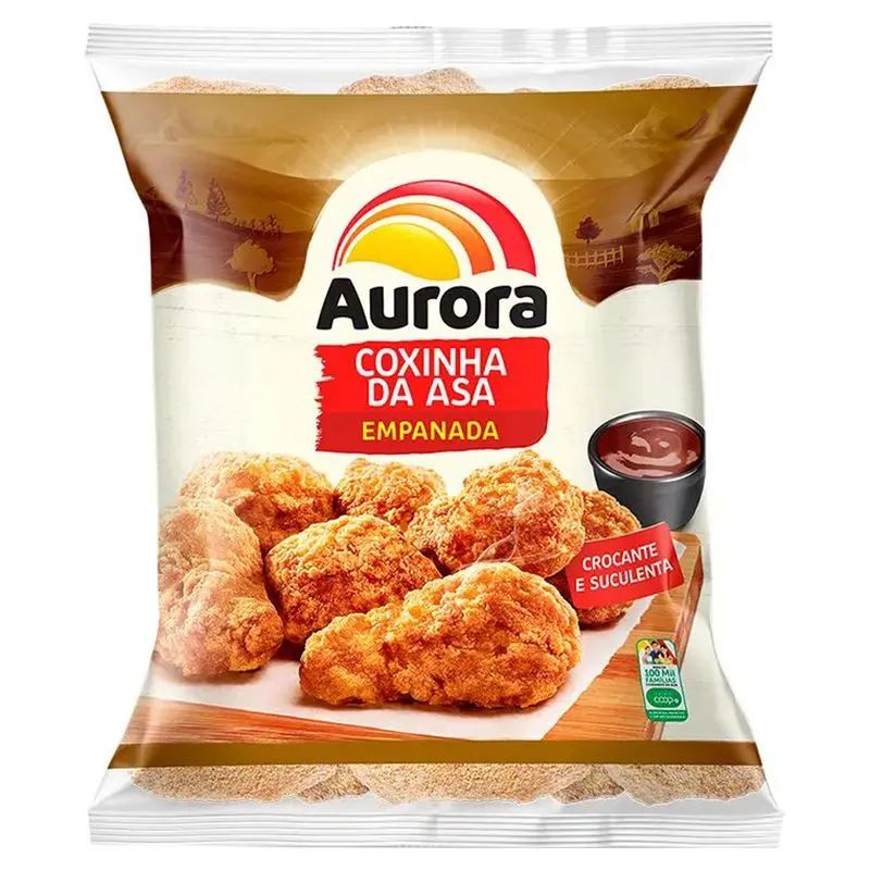 COXINHA DA ASA FGO EMPANADO AURORA CONG 360G
