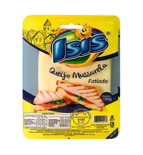 QUEIJO DE MUSSARELA FATIADO ISIS 150G