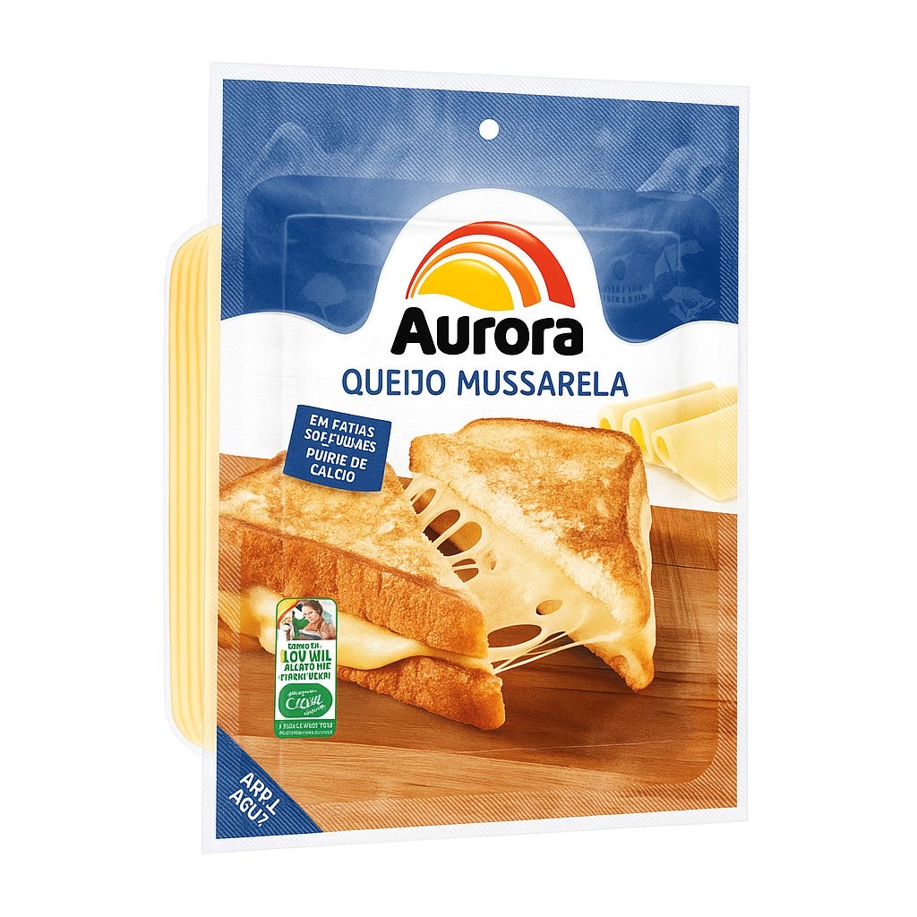 QUEIJO MUSSARELA FATIADO AURORA 150G