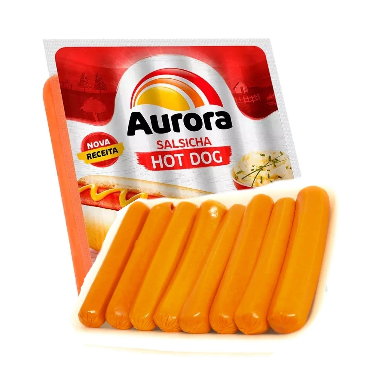 SALSICHA HOT DOG AURORA KG