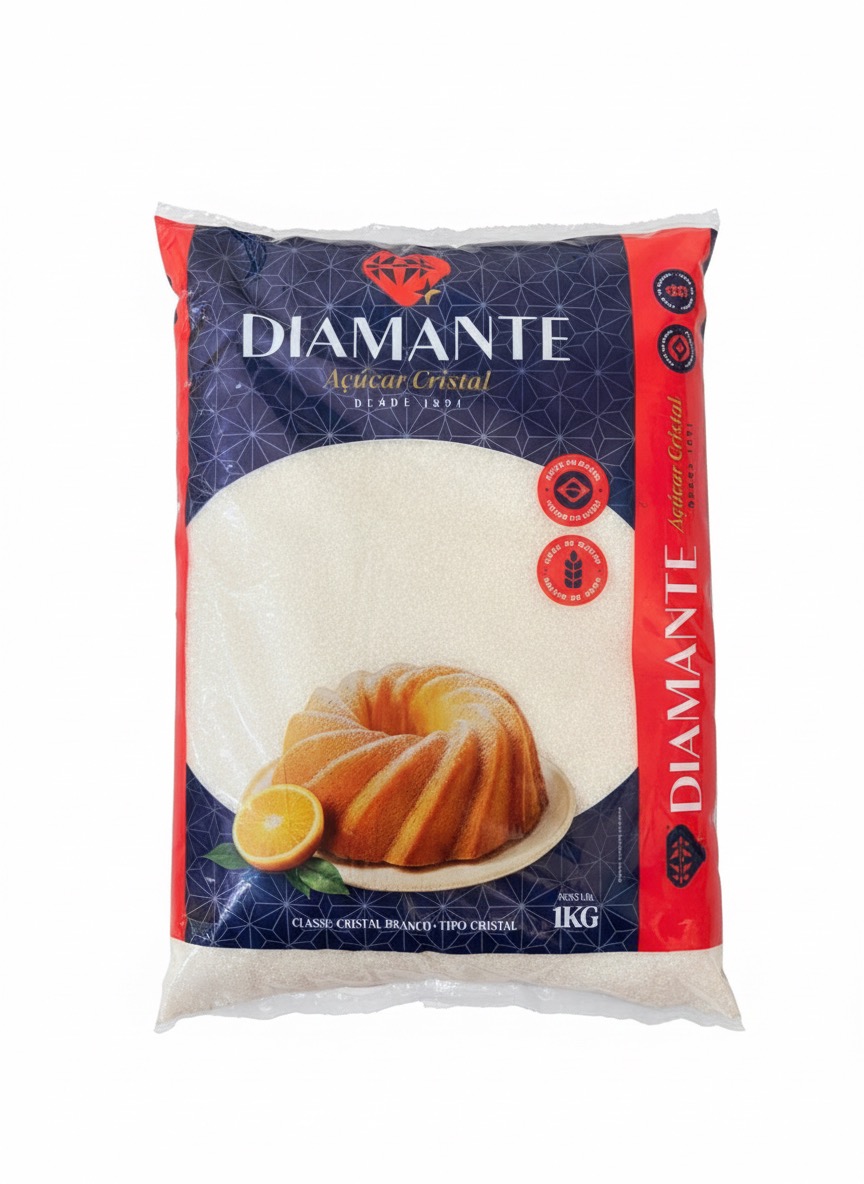 ACUCAR CRISTAL DIAMANTE 1KG