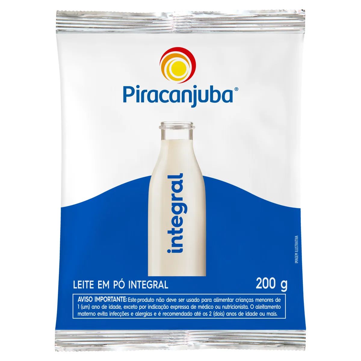 LEITE EM PO PIRACANJUBA INTEGRAL 200G