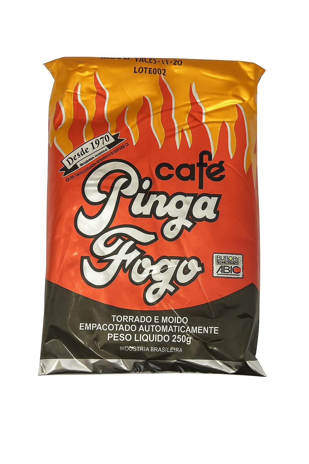 CAFE PINGA FOGO MOIDO 250G ALMOFADA