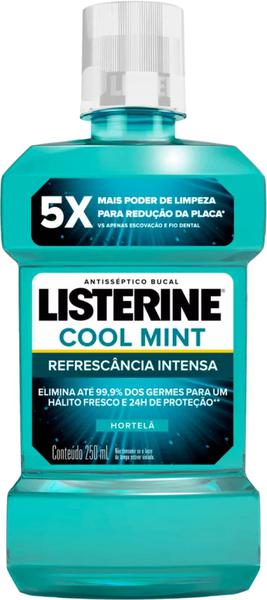 ANTISSEP BUCAL LISTERINE  250ML COOL MINT