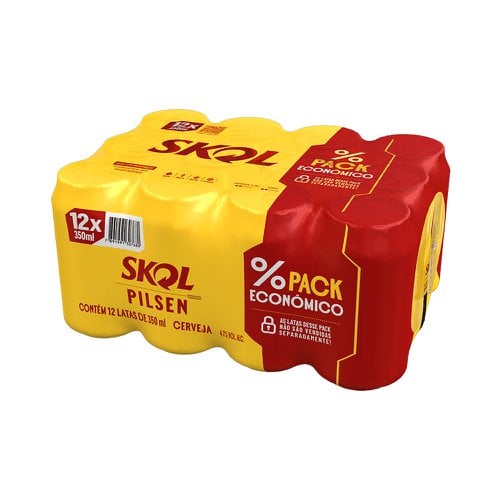 CERV SKOL PILSEN MULTIPACK C/12 350ML